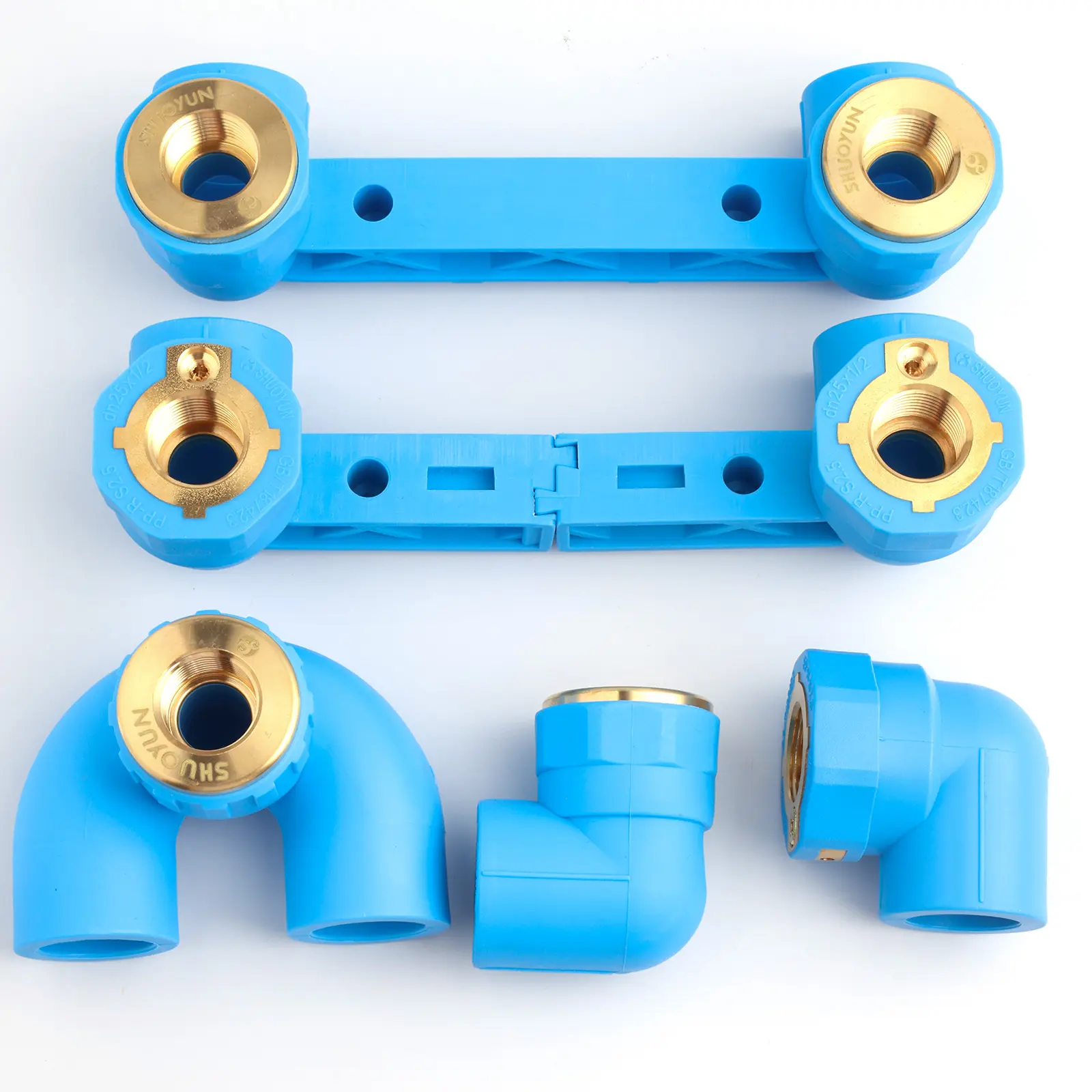 factory directly provide wholesale various kinds ppr pipe and fitting green pipe clamp ppr