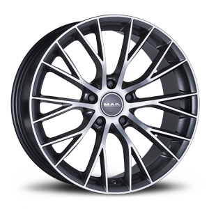 LLANTAS DE ALEACIÓN MAK F8520MUQM30I3B MUNCHEN GUN MET-MIRROR FACE 8,5J20 et30 5X120 cb72,6 - Product Image 1