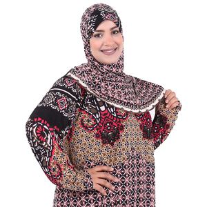 Ropa árabe estampada con capucha para mujer, bata de talla grande de poliéster, servicio OEM, Abaya de Dubái, adultos, Ug, venta al por mayor - Product Image 6