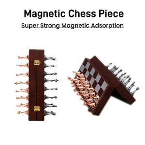CHRT famiglia regalo giocattolo gioco per adulti metallo magnetico per bambini pezzi di alta qualità internazionale pieghevole scacchiera scacchi Set