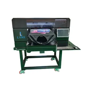 New Flatbed T Shirt Printing Machine Dtg Garment Printer For Cotton Fabrics single station printer with PC