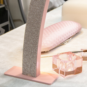Herramientas de manicura europeas modernas, lámpara de escritorio, lámpara Led para <span class=keywords><strong>uñas</strong></span>, lámpara de mesa de manicura para salón, luz de <span class=keywords><strong>uñas</strong></span> de <span class=keywords><strong>media</strong></span> <span class=keywords><strong>luna</strong></span> para <span class=keywords><strong>uñas</strong></span> - Product Image 3