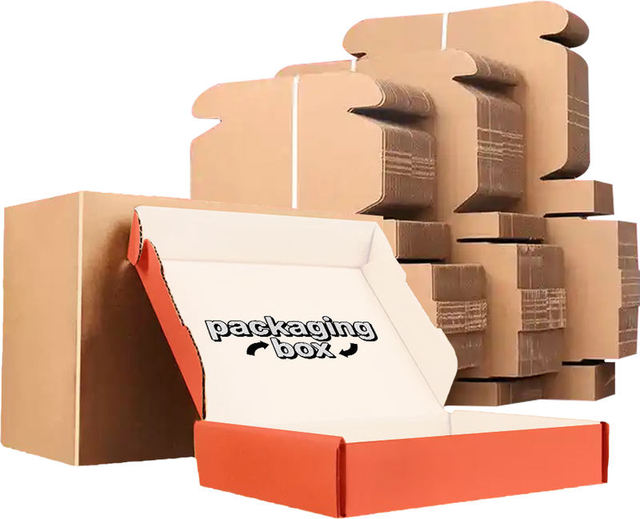 Luxury Custom with Logo Matte Finish Corrugated Board Rectangle Mailer Boxes for Clothing & Shoes Gift Packaging Small Business