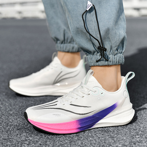 Zapatos Deportivos Casuales Modernos para Hombre, Diseño de Tela de Algodón Tejida Cómoda, Antideslizantes, con Cordones, para Todas las Estaciones, Caminar al Aire Libre, Suaves - Product Image 5