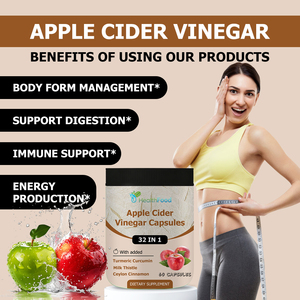 Cápsulas de Vinagre de Sidra de Manzana Directas de Fábrica con Vinagre de Sidra de Manzana que Ayudan a Estimular las Enzimas Digestivas, Cápsulas para una Piel Saludable - Product Image 4