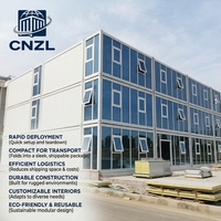 Maisons préfabriquées de luxe à deux chambres, conteneurs pliables pour hôtels de 20/30/40 pieds à vendre, maisons conteneurs extensibles