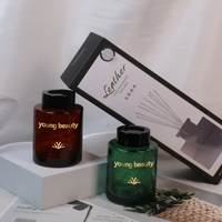 Flacon de parfum en verre pour la décoration de la maison, haut de gamme, diffuseur de roseaux pour chambre d'hôtel, 100ml, 200ml