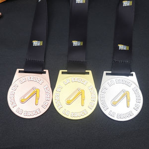 Fabrication de médailles de sport personnalisées d'artes Marciales Jiu Jitsu basket-ball médailles de récompense en plastique - Product Image 1