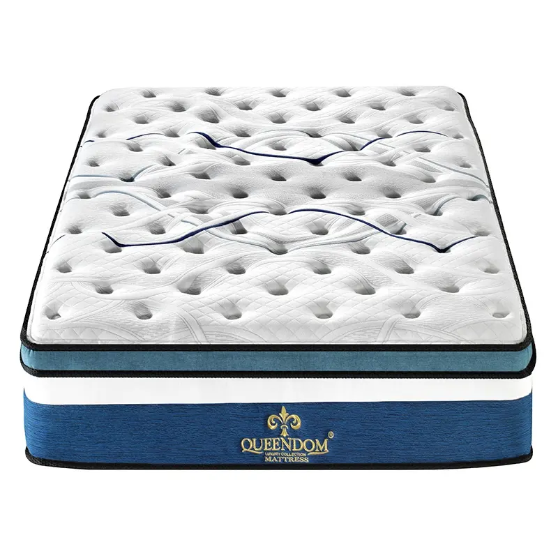 Plastic package fire resistant sweet dreams hybrid foam far infrared negative ion bed spring mattress