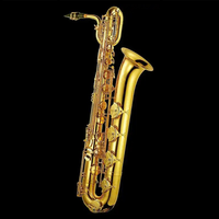 Wholesale OEM Factory Price High Grade Professional Gold Lacquer Brass Eb Baritone Saxophone Wind Instrument