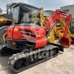 Mini-pelle d'occasion Kubota KX163 Pelle sur chenilles d'occasion KUBOTA KX155 KX163 KX165 KX183 KX185 en stock à vendre à Shanghai - Product Image 1