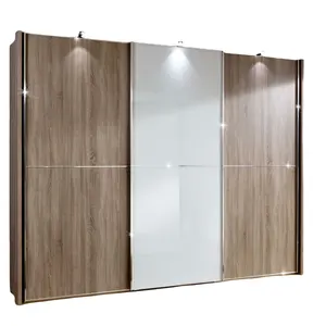 Design simples dtc guarda-roupa dobradiças hardware laca painel porta armários