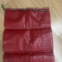 Sacs en filet tissé tubulaire Leno en PP avec cordon de serrage pour l'emballage de 25 kg d'oignons, de choux, de carottes et de pommes de terre, 50 kg