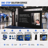 Stand de Exhibición Modular Premium de Alta Luminosidad, Ensamblaje sin Herramientas, Tamaño Personalizado Directo de Fábrica para Ferias Comerciales