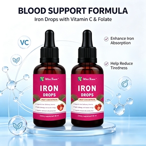 Winstown Iron Drops Natural Mineral Iron Daily Iron Nutrition Support For Adult Health Care Dietary Supplement OEM Private Label - Product Image 5