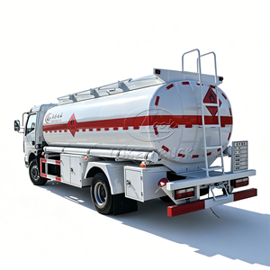 Camión cisterna de gasolina de 12000L en venta, listo para enviar. Vehículo de transporte de gasolina usado para repostaje en sitios de construcción. - Product Image 1