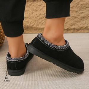 Bottes à lacets unisexes Uggs grande taille, confortables, en tissu de coton, chaudes, <span class=keywords><strong>pour</strong></span> l'automne - Nouveau design, dessus en PU, antidérapantes, chaussures d'hiver - Product Image 5