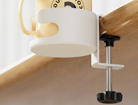Support de tasse de bureau - Support de tasse sous le bureau anti-déversement - Support de bouteille d'eau - Rangement de tasses à café pour la maison, le bureau et l'école