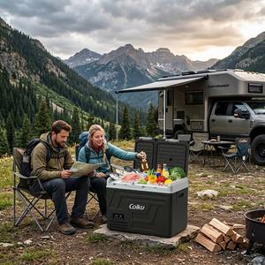 Congélateur portable électrique 12V 24V R134A à faible bruit, commande intelligente par application, 47L, réfrigérateur de voiture pour <span class=keywords><strong>camping</strong></span>-<span class=keywords><strong>car</strong></span>, camion, <span class=keywords><strong>camping</strong></span> - Product Image 1