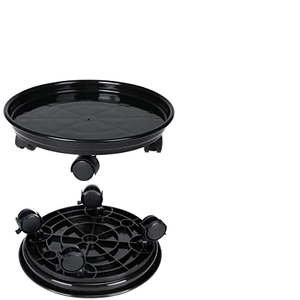 Soucoupes géantes en plastique pour pots de fleurs Accessoires pour pots de plantes plaqués pour le jardin, la maison et les hôtels Design polyvalent pour l'utilisation au sol - Product Image 4