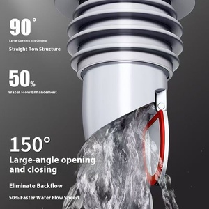 Nhà bếp ống cống Silicone niêm phong cắm chống mùi & tràn 5075 nắp chống tràn cho máy giặt tắm & nhà vệ sinh nguồn cung cấp - Product Image 1