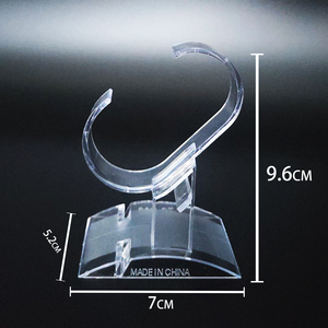 5.2*7*9.6 Cm Máy Tính Để Bàn Độ Trong Suốt Cao Nhựa PC Trang Sức Đồng Hồ Đeo Tay Khung Triển Lãm Khung Có Thể Tháo Rời Hình Chữ C Đồng Hồ Hiển Thị - Product Image 6