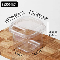 Lot de 50 gobelets à dessert modernes réutilisables en plastique transparent avec couvercles et cuillères pour parfaits, gâteaux au fromage, mousses aux fruits, glaces