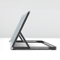 Moniteur portable OEM 15,6 pouces 1080P IPS pliable, extension d'écran d'ordinateur portable Type-C avec haut-parleur intégré pour les professionnels