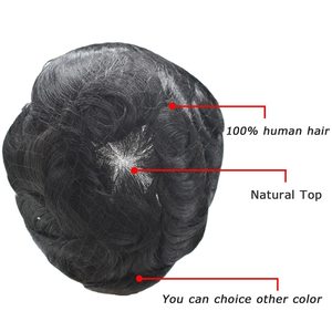 Tóc giả nam bán buôn 100% tóc người Ấn Độ, chất liệu <span class=keywords><strong>Mono</strong></span> mịn với viền NPU, đường chân tóc tự nhiên, tóc giả thay thế tùy chỉnh - Product Image 4