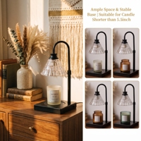 Lampe à bougie sans flamme à 4 modes avec base carrée en marbre et noyer, avec minuterie, pour la décoration intérieure et les cadeaux – Prix fabricant