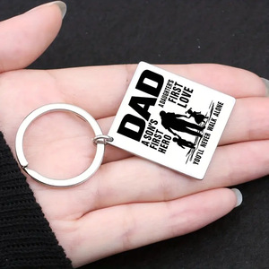 Regalo di festa creativo mio padre mio eroe collana con ciondolo di personalità del giorno del papà - Product Image 4