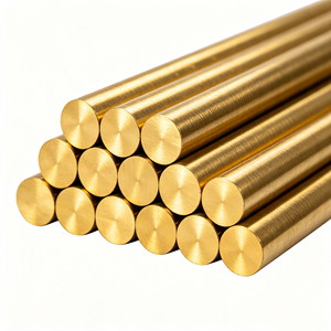 แท่งทองเหลืองกลมแข็ง H80 C24000 ค่าการนำไฟฟ้าสูง ไม่เป็นแม่เหล็ก สำหรับหน้าสัมผัสสวิตช์ไฟฟ้า ขายส่งจำนวนมาก - Product Image 1