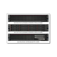 Le dernier serveur 2U SR650 V3 de ThinkSystem haute performance utilise un processeur évolutif Intel Xeon de 4ème génération Rack Server SR650V3