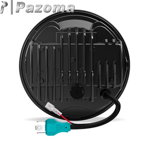 Phare de <span class=keywords><strong>moto</strong></span> 5,75 pouces 30W DOT pour Harley Davidson Sportster Dyna Softail | Installation facile, prêt à l'emploi - Product Image 3