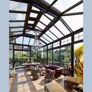 Veranda Moderna Personalizzata in Alluminio e Vetro Giardino d'Inverno a Risparmio Energetico Serra da Esterno per Villa Hotel e Magazzini - Product Image 6