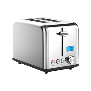 <span class=keywords><strong>Grille</strong></span>-<span class=keywords><strong>pain</strong></span> électrique en acier inoxydable au design moderne <span class=keywords><strong>Grille</strong></span>-<span class=keywords><strong>pain</strong></span> commercial à 2 tranches avec écran LCD <span class=keywords><strong>Grille</strong></span>-<span class=keywords><strong>pain</strong></span> numérique - Product Image 1