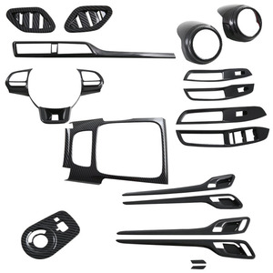 Ốp trang trí bảng điều khiển trung tâm nội thất phong cách sợi carbon dành cho MG ZS EV 2022 2023 2024 - Phụ kiện bảng điều khiển - Product Image 2