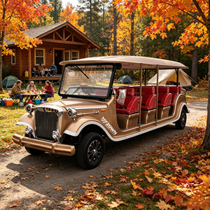 Voiture électrique classique certifiée CE, design rétro vintage, 4 roues, homologuée pour la circulation sur route dans le marché européen - Product Image 1