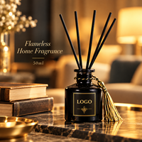 Diffuseur de parfum sans flamme à bâtonnets d'huiles essentielles, longue durée, parfum de luxe, désodorisant, diffuseur d'aromathérapie pour la décoration de chambre et de bureau