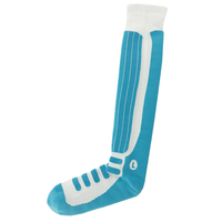 Chaussettes de football personnalisées à compression, respirantes, absorbant la transpiration, avec logo sur le dessous, pour hommes