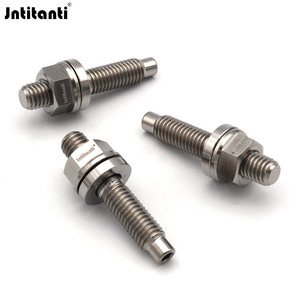 Tornillo de Aleación de Titanio Jntitanti Nuevo Gr.5 M10 <span class=keywords><strong>M8</strong></span> Grado 10.9 con Tratamiento de Superficie PVD y Tuerca de Brida para H2 - Product Image 6