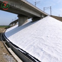 Géotextile non tissé tridimensionnel anti-colmatage certifié ISO pour le bord de route et la gestion des eaux souterraines