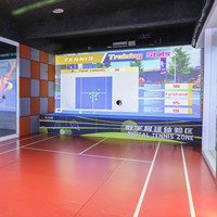 Simulador Digital de Pickleball para Entrenamiento Deportivo y Entretenimiento en Interiores con Máquina de Simulación de Pelota Realista