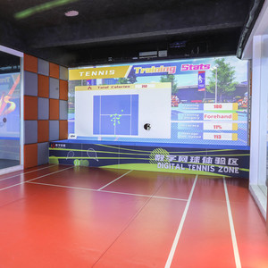 <span class=keywords><strong>Simulateur</strong></span> numérique <span class=keywords><strong>de</strong></span> pickleball pour l'entraînement et le divertissement sportifs en salle avec machine <span class=keywords><strong>de</strong></span> simulation <span class=keywords><strong>de</strong></span> balle réaliste - Product Image 1