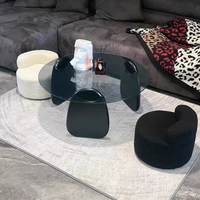 Fauteuil de salon nordique moderne, chaise de salon, fauteuil individuel en velours, mobilier de salon