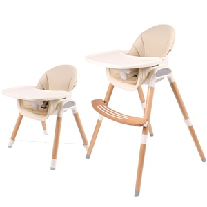 <span class=keywords><strong>Chaise</strong></span> <span class=keywords><strong>haute</strong></span> <span class=keywords><strong>en</strong></span> <span class=keywords><strong>bois</strong></span> réglable de <span class=keywords><strong>haute</strong></span> qualité pour l'alimentation des bébés - Product Image 5