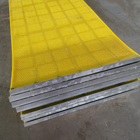 Vibromasseur d'écran en polyuréthane Écran en polyuréthane à double pont Maille d'écran en polyuréthane Maille d'écran vibrant en caoutchouc
