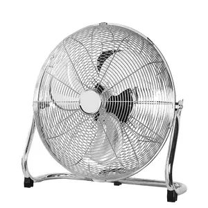 20" (50CM) floor fan High velocity motor for maximum air circulation 3 speed settings 3 blades with Aluminium or Iron