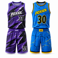 Uniforme de Baloncesto Personalizado OEM con Diseño Gráfico, Conjunto de Camiseta y Pantalones Cortos con Patrón Audaz, Tallas Grandes, para Clubes de Streetball, Entrenamiento y Competencia, 100%