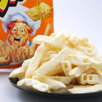 Snacks Exóticos al Por Mayor de Alta Calidad con Múltiples Sabores de China, Sabor a Queso y Tocino, 70g